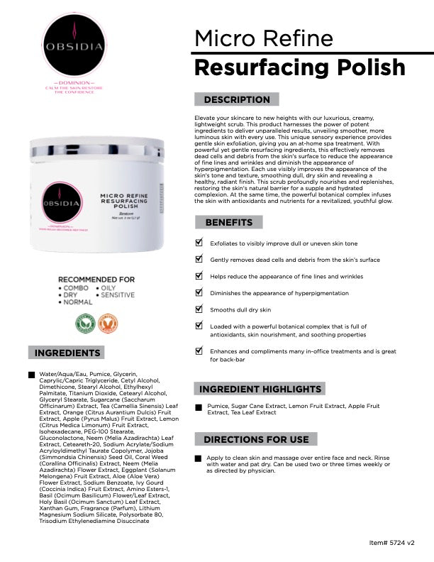 Micro Refine Resurfacing Scrubs
