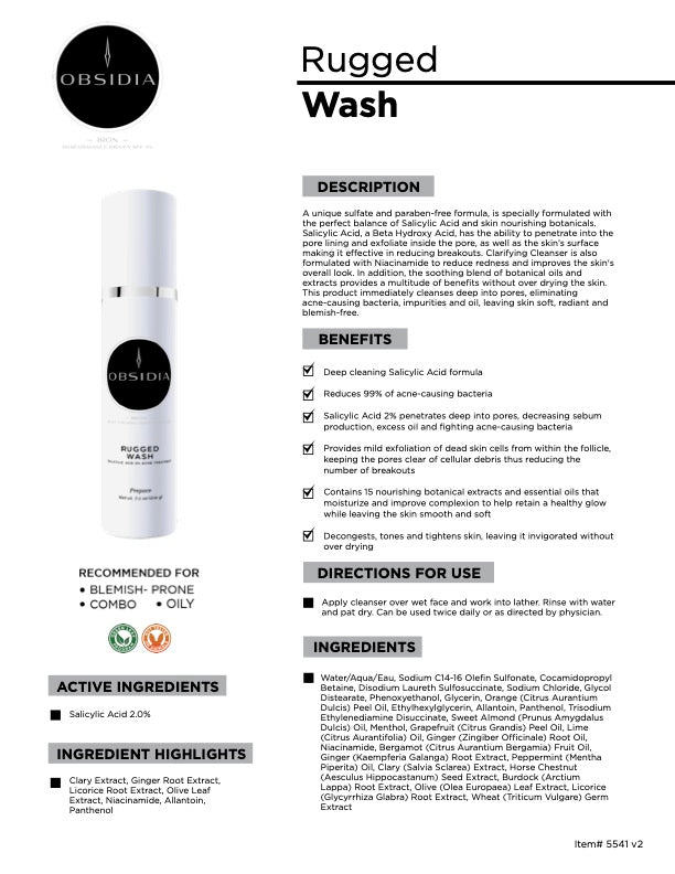 Rugged wash (MEN’S)